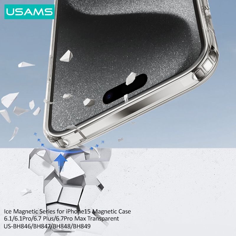 USAMS BH847 Ice-Magnet kaina ir informacija | Telefono dėklai | pigu.lt