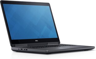 Dell Precision 7720 17.3", Intel Core i7-7700HQ, 32GB, 512GB SSD, WIN 10, Juodas kaina ir informacija | Nešiojami kompiuteriai | pigu.lt