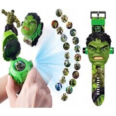 Vaikiškas laikrodis su projekcija Hulk kaina ir informacija | Žaislai berniukams | pigu.lt