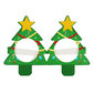 Kalėdiniai akinių rėmeliai popieriniai , 9vnt kaina ir informacija | Dekoracijos šventėms | pigu.lt