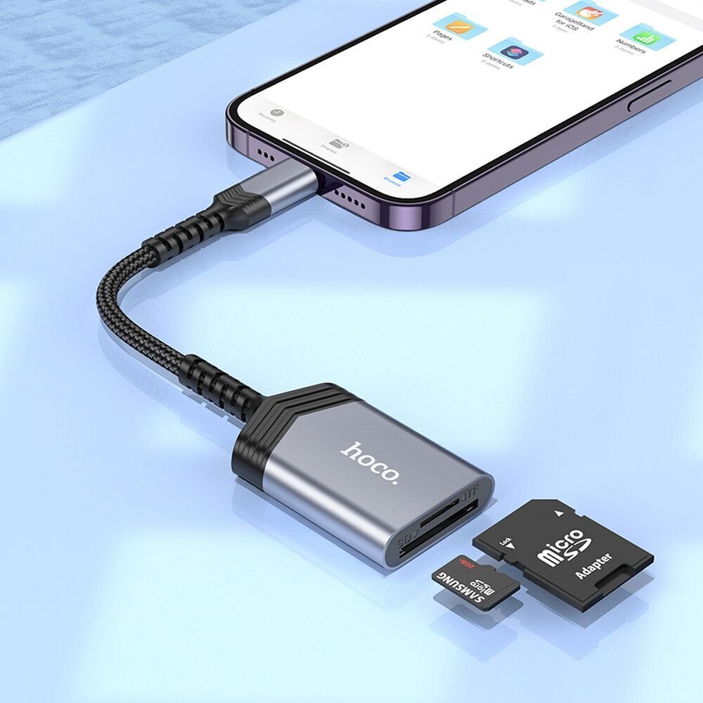 Hoco 2in1 UA25 kaina ir informacija | Adapteriai, USB šakotuvai | pigu.lt