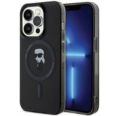 Karl Lagerfeld KLHMP14XHFCKNOK iPhone 14 Pro Max 6.7" czarny|black hardcase IML Ikonik MagSafe цена и информация | Чехлы для телефонов | pigu.lt