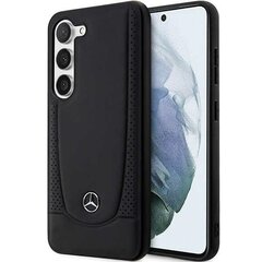 Mercedes MEHCS23FEARMBK S23 FE S711 czarny|black hardcase Leather Urban цена и информация | Чехлы для телефонов | pigu.lt