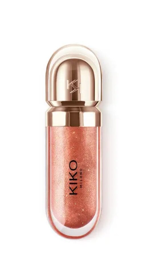 Drėkinantis lūpų blizgis Kiko Hydra 3D Hydra Lipgloss, 42 Charming Copper, 6.5ml цена и информация | Lūpų dažai, blizgiai, balzamai, vazelinai | pigu.lt