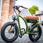 Elektrinis dviratis Bezior XF001 20", žalias kaina ir informacija | Elektriniai dviračiai | pigu.lt