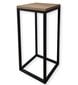 Stalas-konsolė Loft Decorates, rudas/juodas kaina ir informacija | Stalai-konsolės | pigu.lt