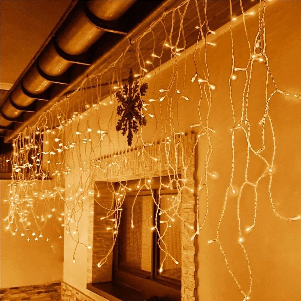 Kalėdinė girlianda varvekliai 1000 LED , 30m kaina ir informacija | Girliandos | pigu.lt