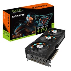 Gigabyte GeForce RTX 4070 Gaming OC V2 12G (GV-N4070GAMING OCV2-12GD) kaina ir informacija | Vaizdo plokštės (GPU) | pigu.lt