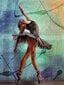 Tapyba pagal skaičius ant rėmo TM Varvikas - Graceful ballerina ME1158e 30x40 cm kaina ir informacija | Tapyba pagal skaičius | pigu.lt