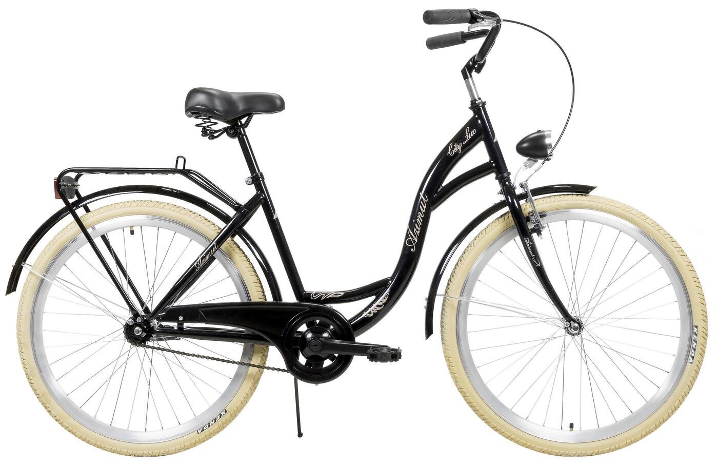 Prekė su pažeidimu. Miesto dviratis AZIMUT City Lux 26" 2021, juodas цена и информация | Prekės su pažeidimu | pigu.lt