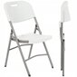 4-ių kėdžių komplektas Viking, baltas kaina ir informacija | Virtuvės ir valgomojo kėdės | pigu.lt