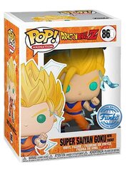 Funko POP! Dragon Ball Z Super Saiyan Goku Exclusive kaina ir informacija | Žaidėjų atributika | pigu.lt