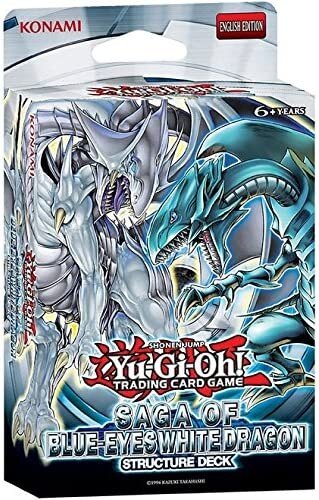 Kortos Yu-Gi-Oh Blue-Eyes White Dragon kaina ir informacija | Stalo žaidimai, galvosūkiai | pigu.lt