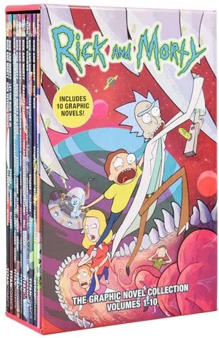 Komiksas Manga Rick and Morty 10 Pack цена и информация | Komiksai | pigu.lt