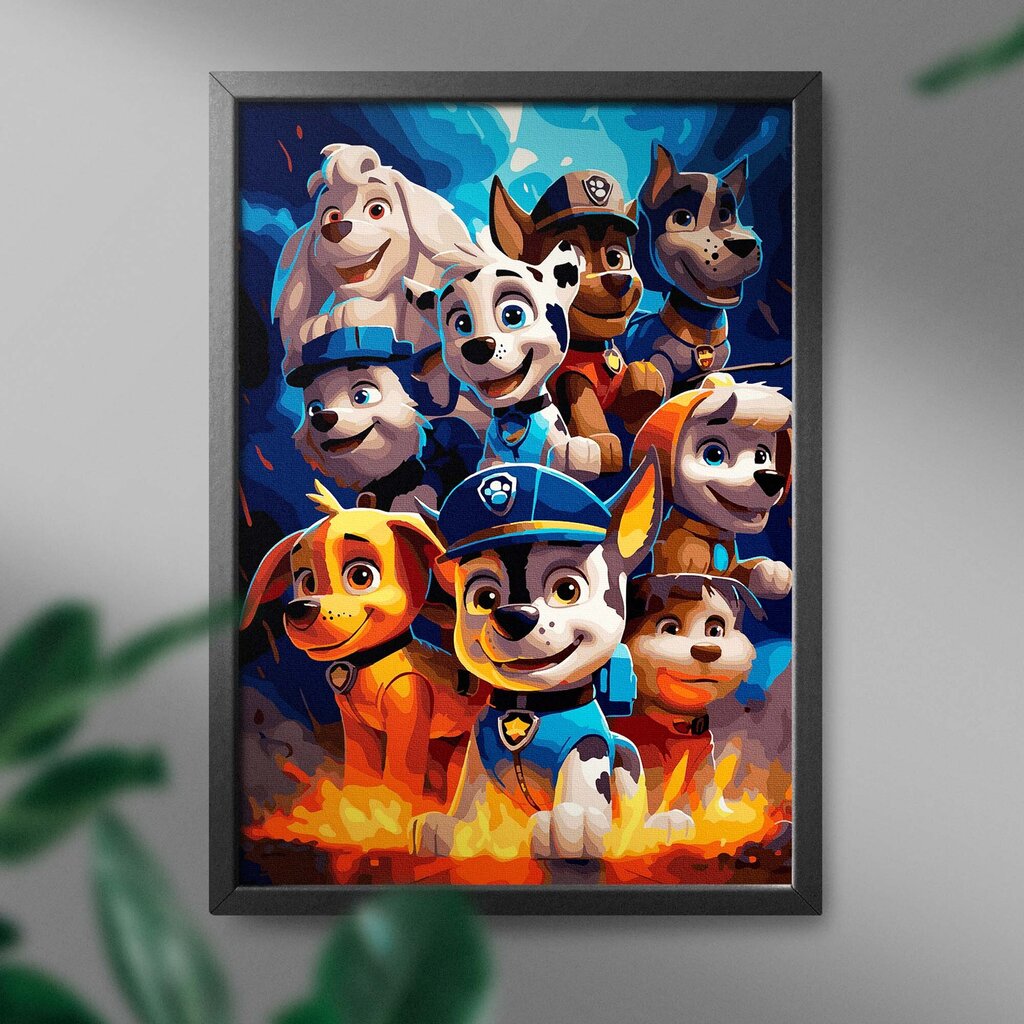 Deimantinė mozaika 5D Diamond Painting Oh Art! Paw Patrol, 30x40 cm цена и информация | Deimantinės mozaikos | pigu.lt