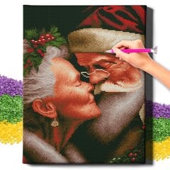 Deimantinė mozaika 5D Diamond Painting Oh Art! Santa Claus, 40x50 cm kaina ir informacija | Deimantinės mozaikos | pigu.lt