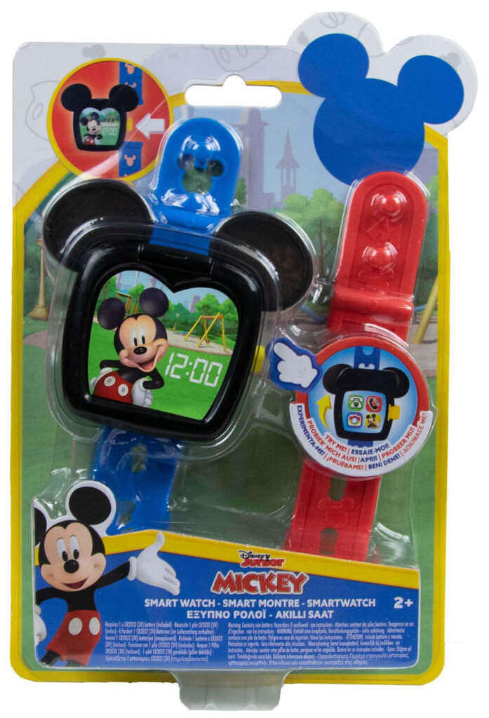 Vaikiškas žaislinis išmanusis laikrodis Just Play Sound Mickey Mouse kaina ir informacija | Žaislai berniukams | pigu.lt