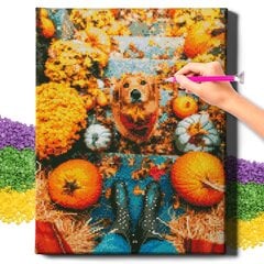Deimantinė mozaika 5D Diamond Painting Oh Art! Retriveris šuo, 40x50 cm kaina ir informacija | Deimantinės mozaikos | pigu.lt