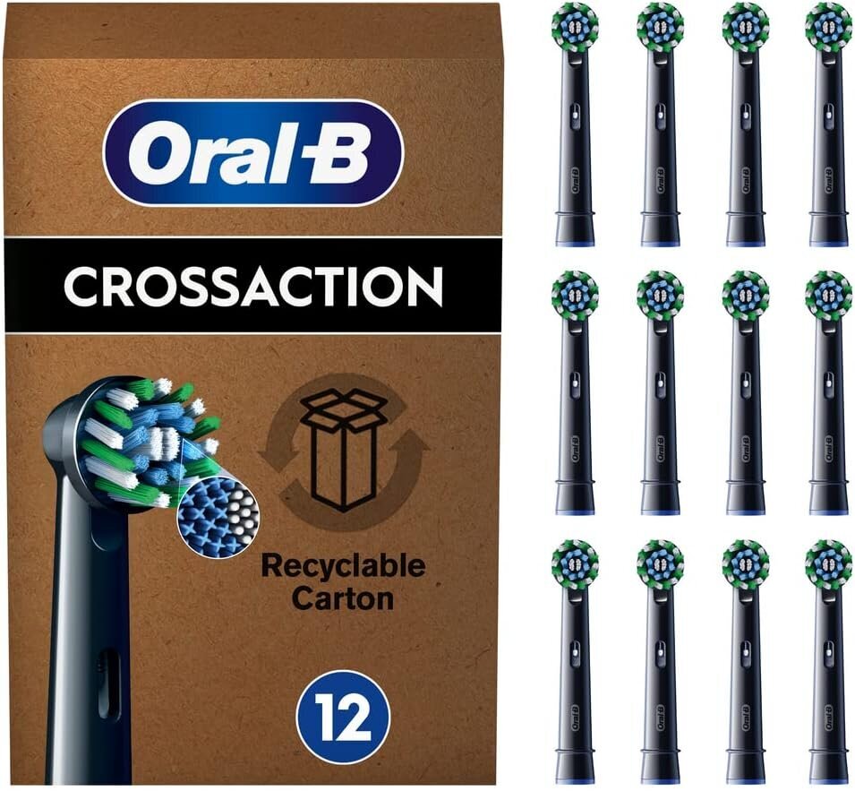 Oral-B Pro Cross Action kaina ir informacija | Elektrinių dantų šepetėlių antgaliai | pigu.lt