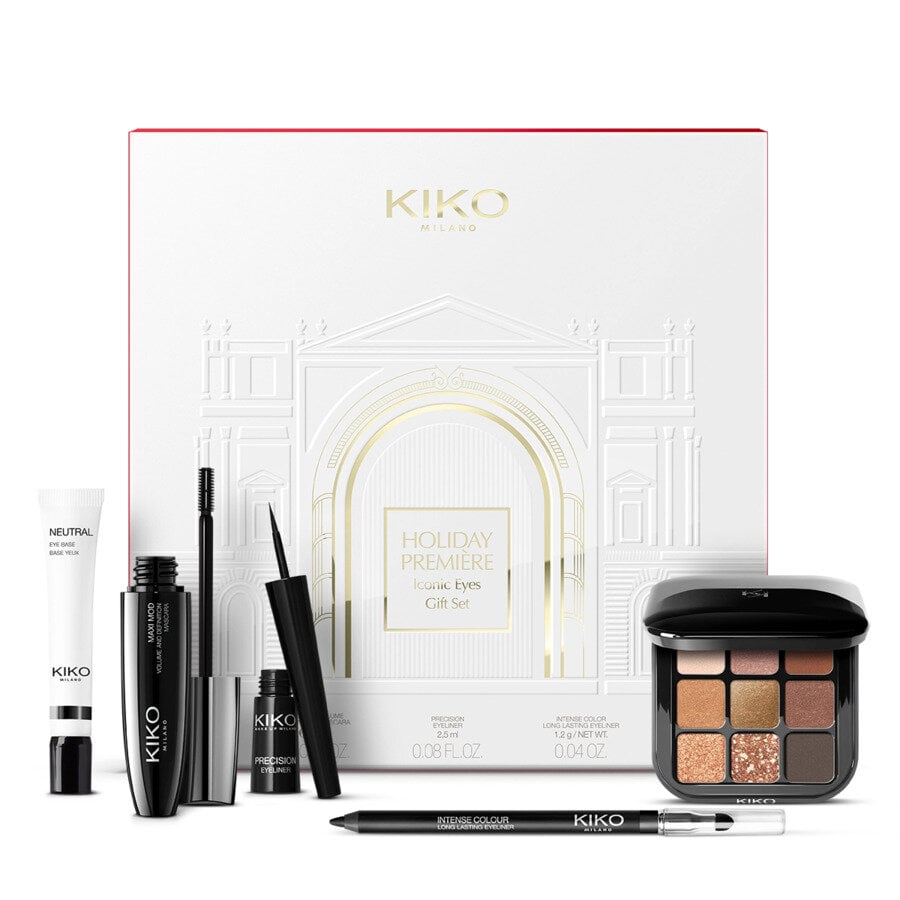 Dovanų rinkinys akims Kiko Milano Holiday Première Iconic, 5 vnt. kaina ir informacija | Akių šešėliai, pieštukai, blakstienų tušai, serumai | pigu.lt