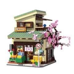 Statybiai blokai CaDA Kitty shop Japoniško stiliaus pastatas, 921 d. C66015W цена и информация | Конструкторы и кубики | pigu.lt