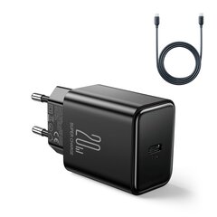 USB C Charger 20W PD Joyroom JR-TCF06 with USB C Cable - Lightning - black цена и информация | Зарядные устройства для телефонов | pigu.lt