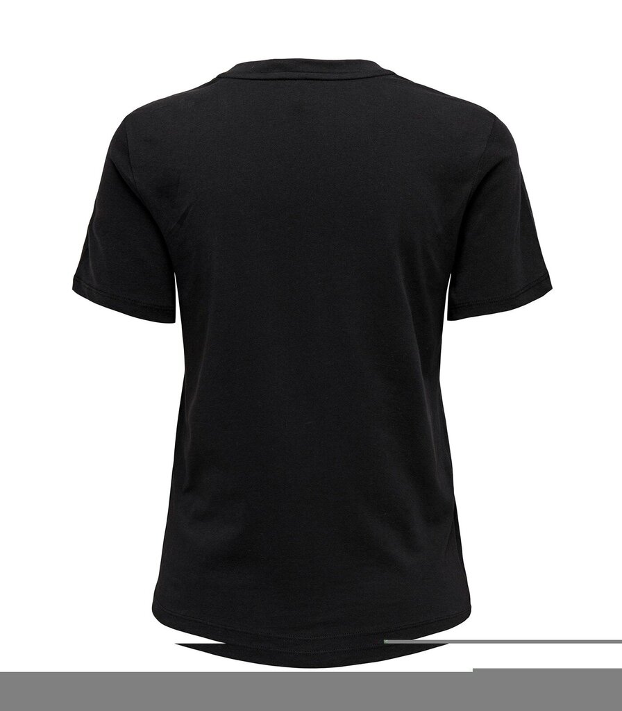 Only marškinėliai moterims 15310838*01, juodi kaina ir informacija | Marškinėliai moterims | pigu.lt