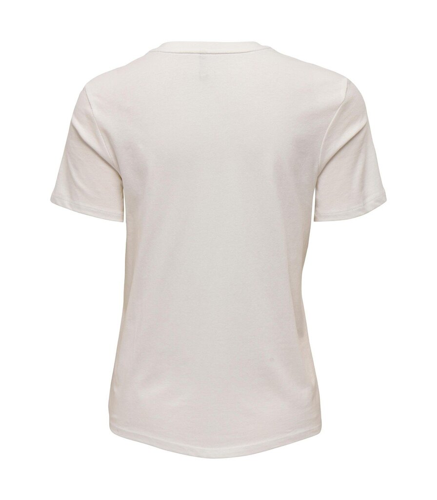 Only marškinėliai moterims 15310838*02, balti kaina ir informacija | Marškinėliai moterims | pigu.lt