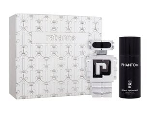 Rinkinys Paco Rabanne Phantom vyrams: Tualetinis vanduo EDT, 100 ml + dezodorantas, 150 ml kaina ir informacija | Kvepalai vyrams | pigu.lt