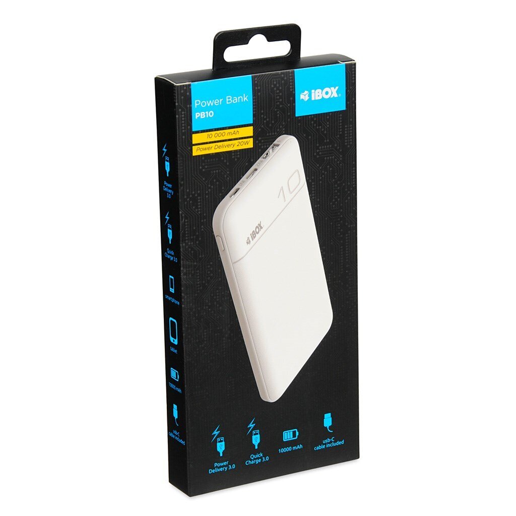 Ibox PB10 10000mAh kaina ir informacija | Atsarginiai maitinimo šaltiniai (power bank) | pigu.lt