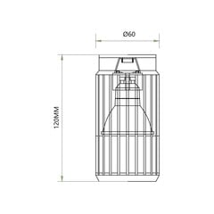 Milagro lubinis šviestuvas Vertical ML0292 kaina ir informacija | Lubiniai šviestuvai | pigu.lt