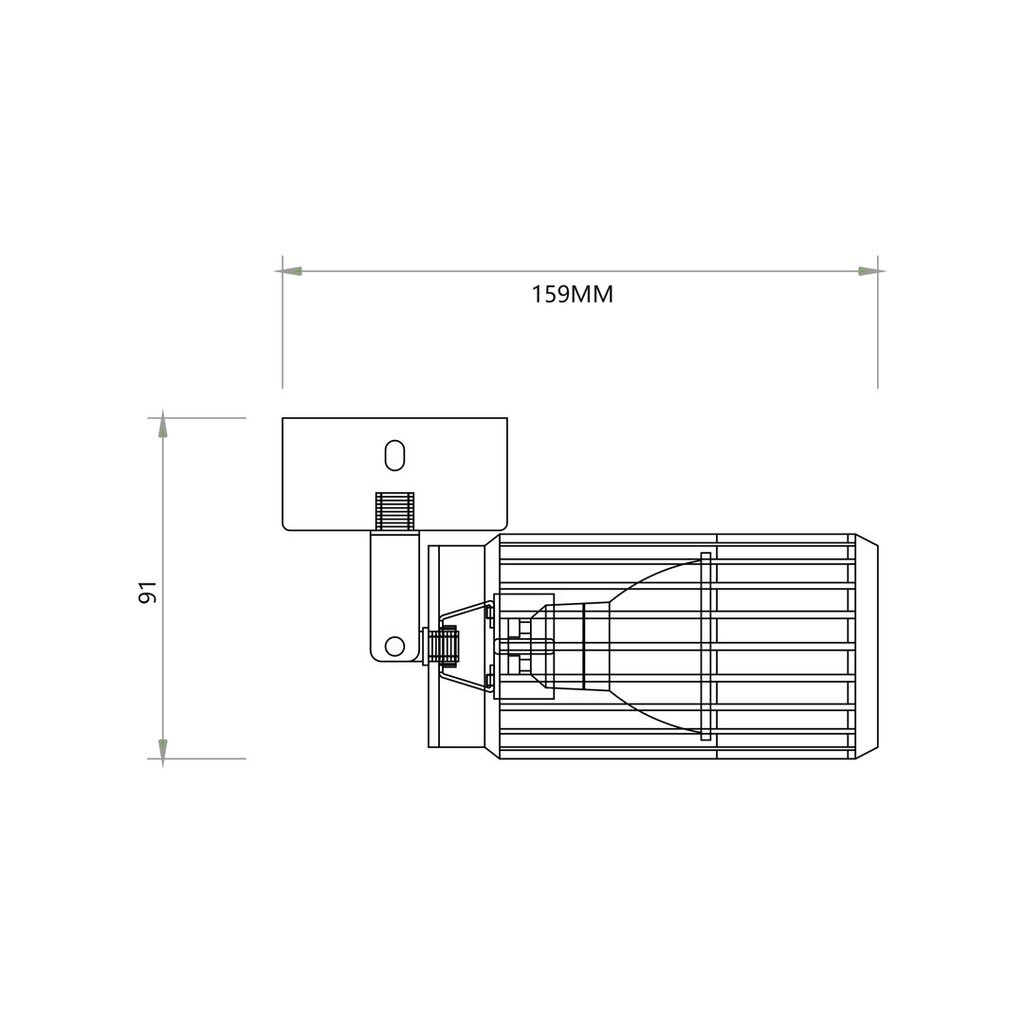 Milagro lubinis šviestuvas Vertical ML0303 kaina ir informacija | Lubiniai šviestuvai | pigu.lt