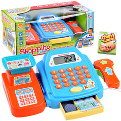 Žaislinis kasos aparatas, mėlynas kaina ir informacija | Žaislai mergaitėms | pigu.lt