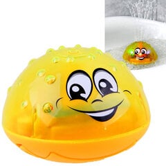 Плавающий и светящийся фонтан для ванны, желтый цена и информация | Игрушки для малышей | pigu.lt