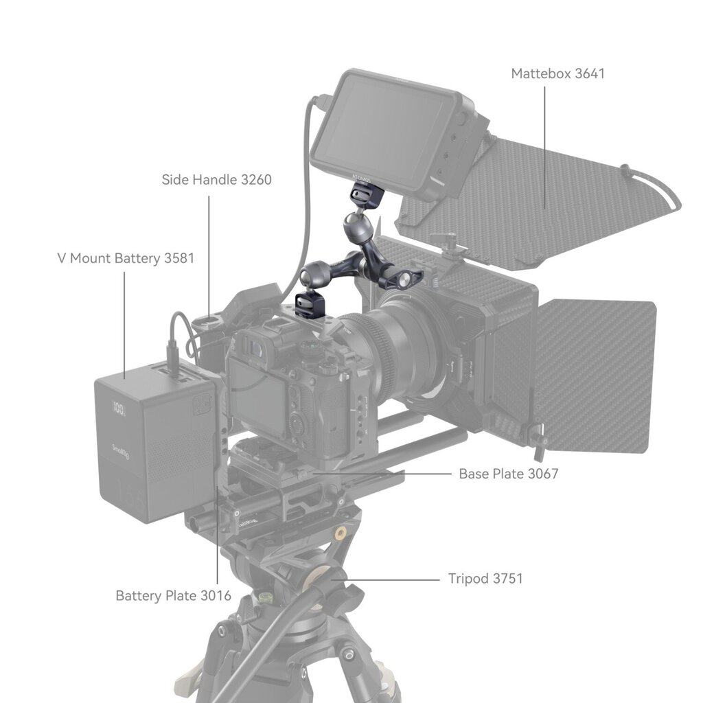 SmallRig Magic 4194 kaina ir informacija | Priedai vaizdo kameroms | pigu.lt