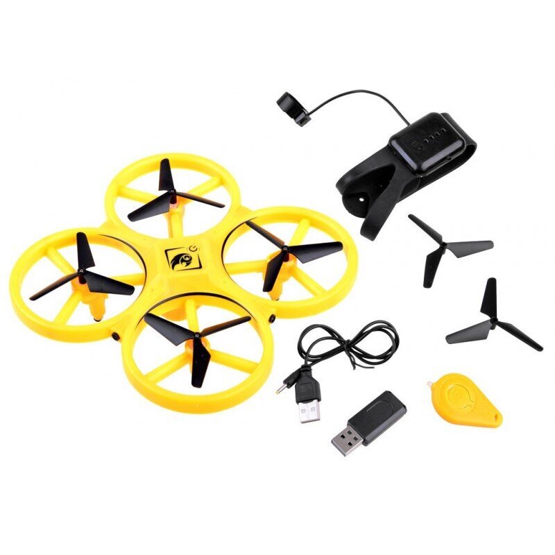 Ranka valdomas dronas su nuotolinio valdymo pultu Quadrocopter kaina ir informacija | Žaislai berniukams | pigu.lt