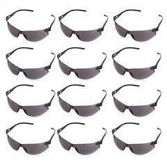Polikarbonato akiniai atsparūs įbrėžimams 12 vienetų kaina ir informacija | Galvos apsauga | pigu.lt