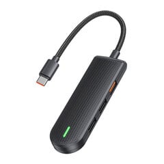 Hub USB-C Mcdodo HU-1430 5w1 (USB2.0*3,USB3.0*1,SD|TF) цена и информация | Адаптеры, USB-разветвители | pigu.lt