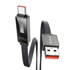 Cable Mcdodo CA-4980 USB to USB-C with display 1.2m (black) цена и информация | Кабели для телефонов | pigu.lt