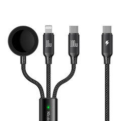 USB-C 3in1 cable Mcdodo CA-4940 USB-C, Lightning, Apple Watch цена и информация | Кабели для телефонов | pigu.lt