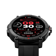 KSIX Compass black S1906507 kaina ir informacija | Išmanieji laikrodžiai (smartwatch) | pigu.lt