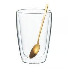 Ambition stiklinių su šaukštais rinkinys Lusso, 4 dalys, 400 ml kaina ir informacija | Taurės, puodeliai, ąsočiai | pigu.lt