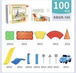 Magnetinis konstrukcinis komplektas Kebo, 100 d. kaina ir informacija | Kebo Vaikams ir kūdikiams | pigu.lt