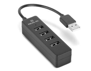 Real-El HQ-154, USB 2.0 HUB, 4 x USB kaina ir informacija | Adapteriai, USB šakotuvai | pigu.lt