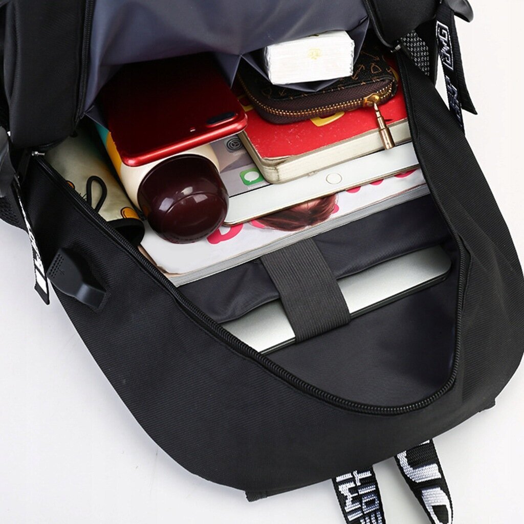 Tamsoje šviečianti mokyklinė kuprinė Marshmelo su priedais цена и информация | Kuprinės mokyklai, sportiniai maišeliai | pigu.lt