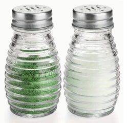 Набор для соли и перца круглой формы цена и информация | Емкости для специй, измельчители | pigu.lt