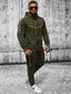 Laisvalaikio kostiumas vyrams Ronex JS/C8117-53259, žalias kaina ir informacija | Sportinė apranga vyrams | pigu.lt