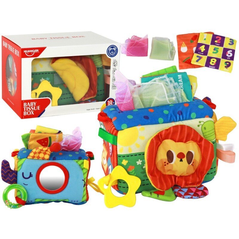 Edukacinis žaislas - servetėlių dėžutė Huanger kaina ir informacija | Žaislai kūdikiams | pigu.lt