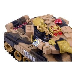 Radijo bangomis valdomas tankas RC War Tank - rudas цена и информация | Игрушки для мальчиков | pigu.lt