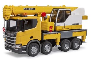 Кран Scania 560R Liebherr Bruder 03571 цена и информация | Игрушки для мальчиков | pigu.lt